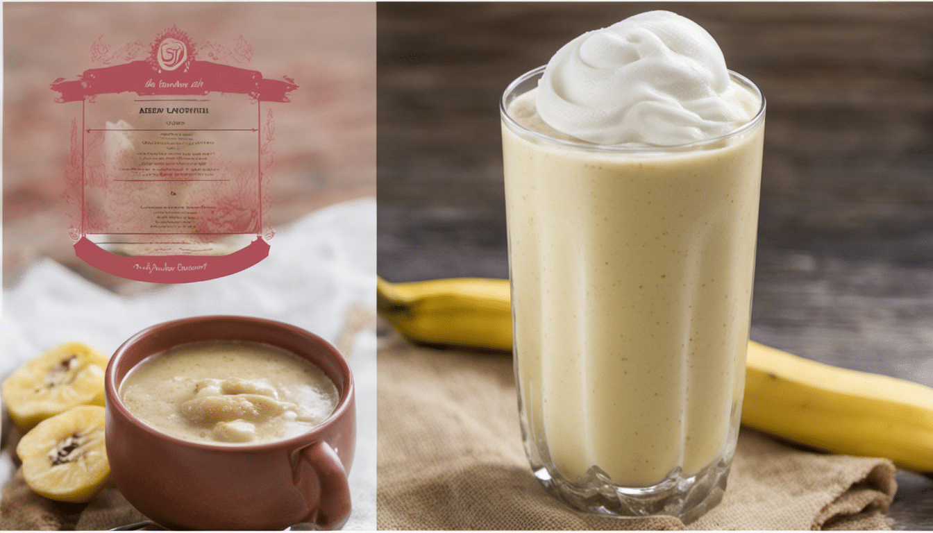 Delicious Abiu and Banana smoothie