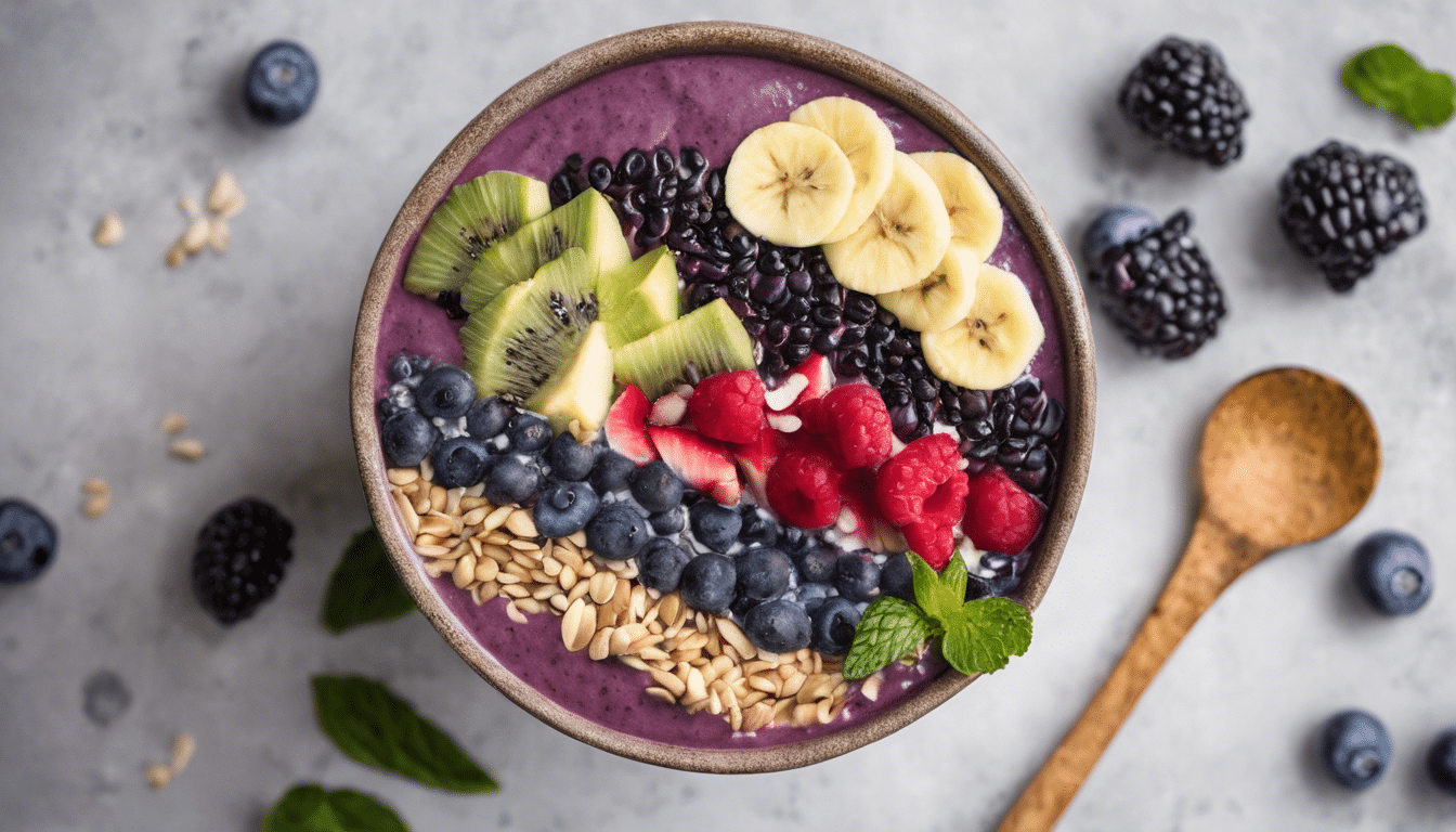 Delicious-looking Açaí Power Smoothie Bowl