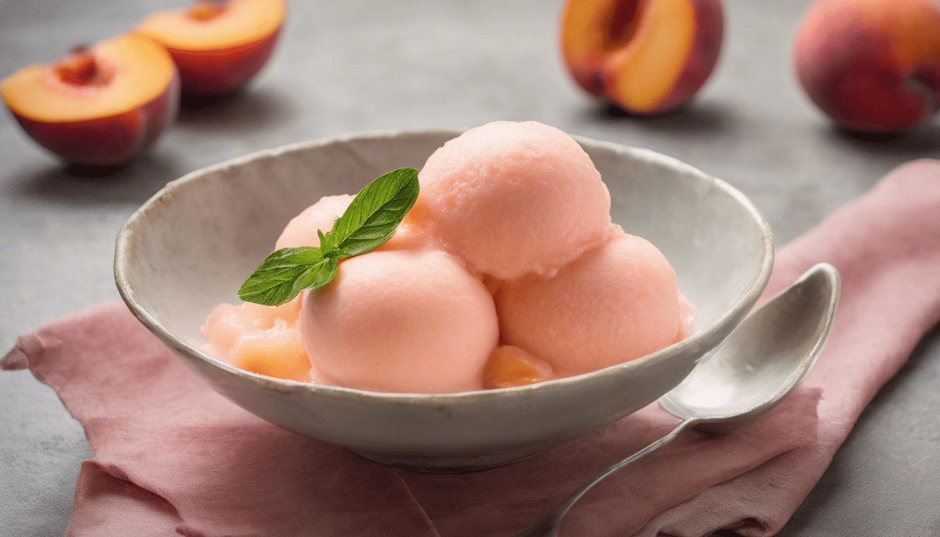 Acerola-Peach Sorbet