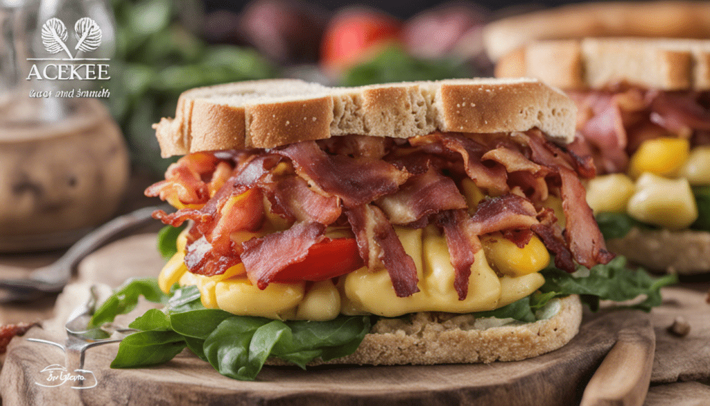 Ackee and Bacon Sandwich