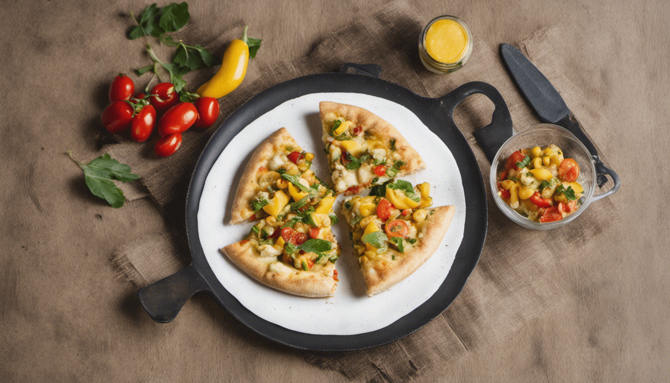 Ackee and Codfish pizza