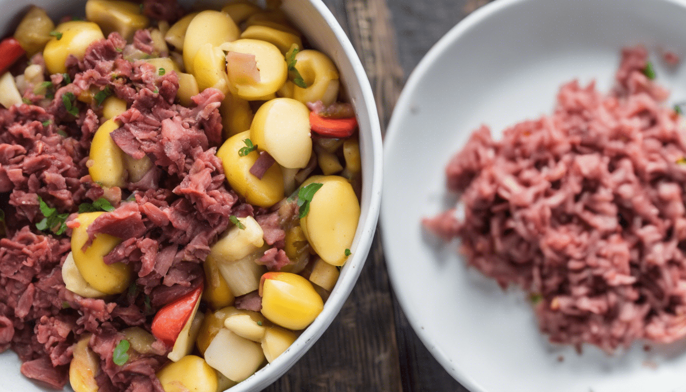 Ackee and Corned Beef