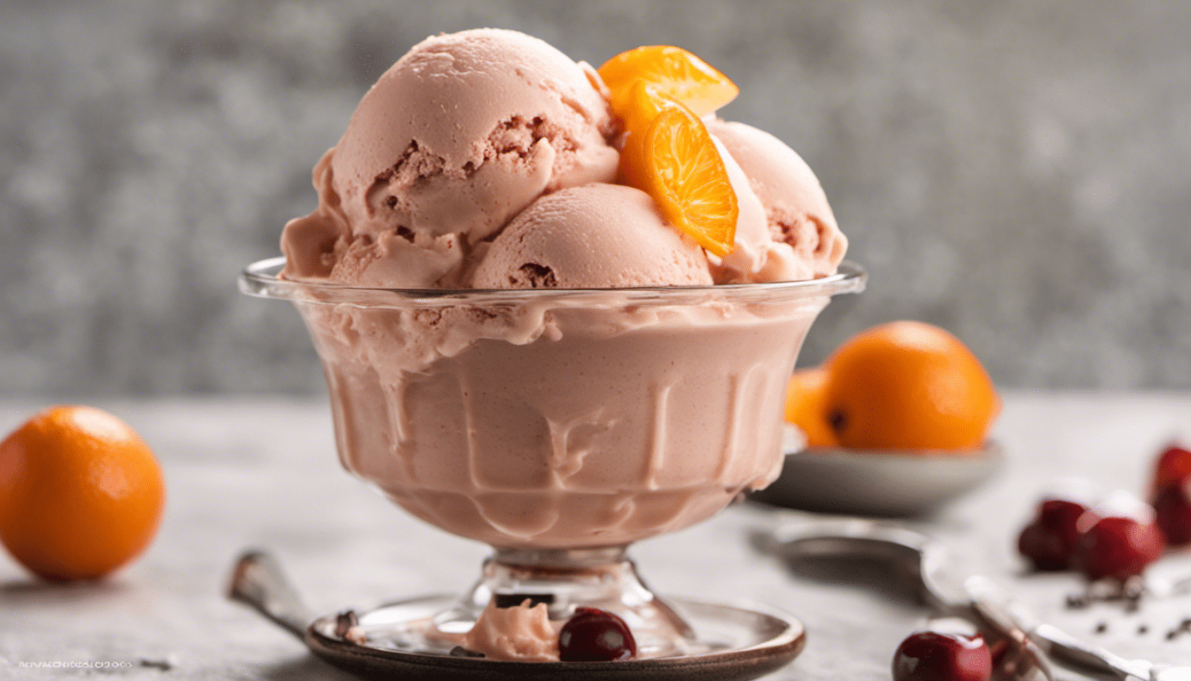 African Cherry Orange Ice Cream