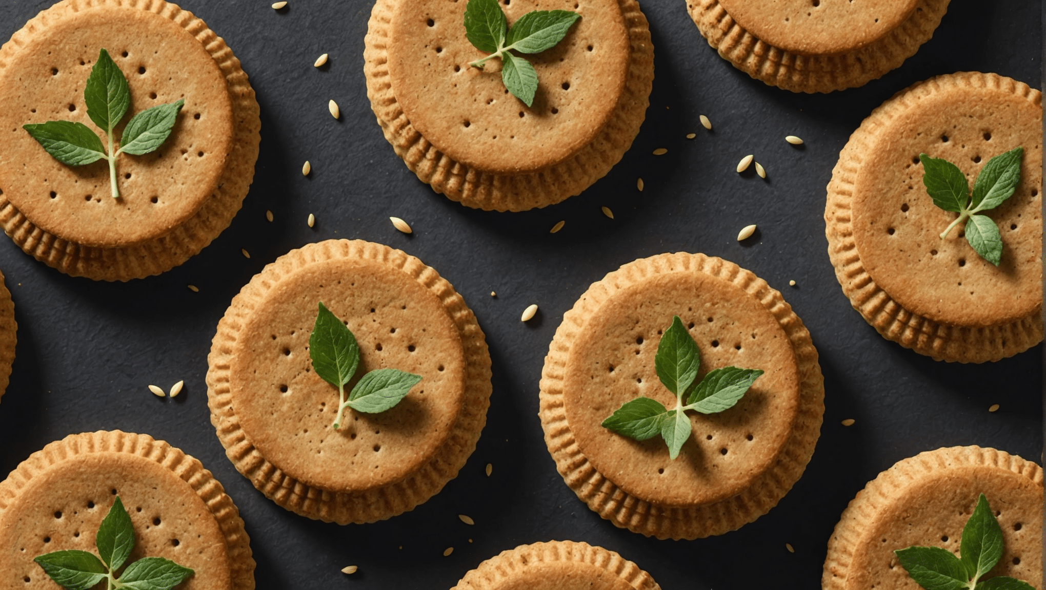 Ajwain Biscuits: Savory biscuits with a powerful ajwain flavor