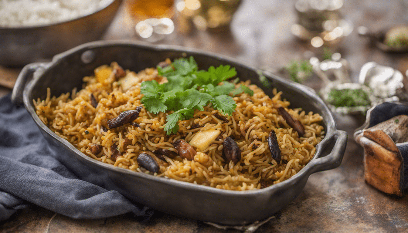 Alkanet Root Biryani Recipe