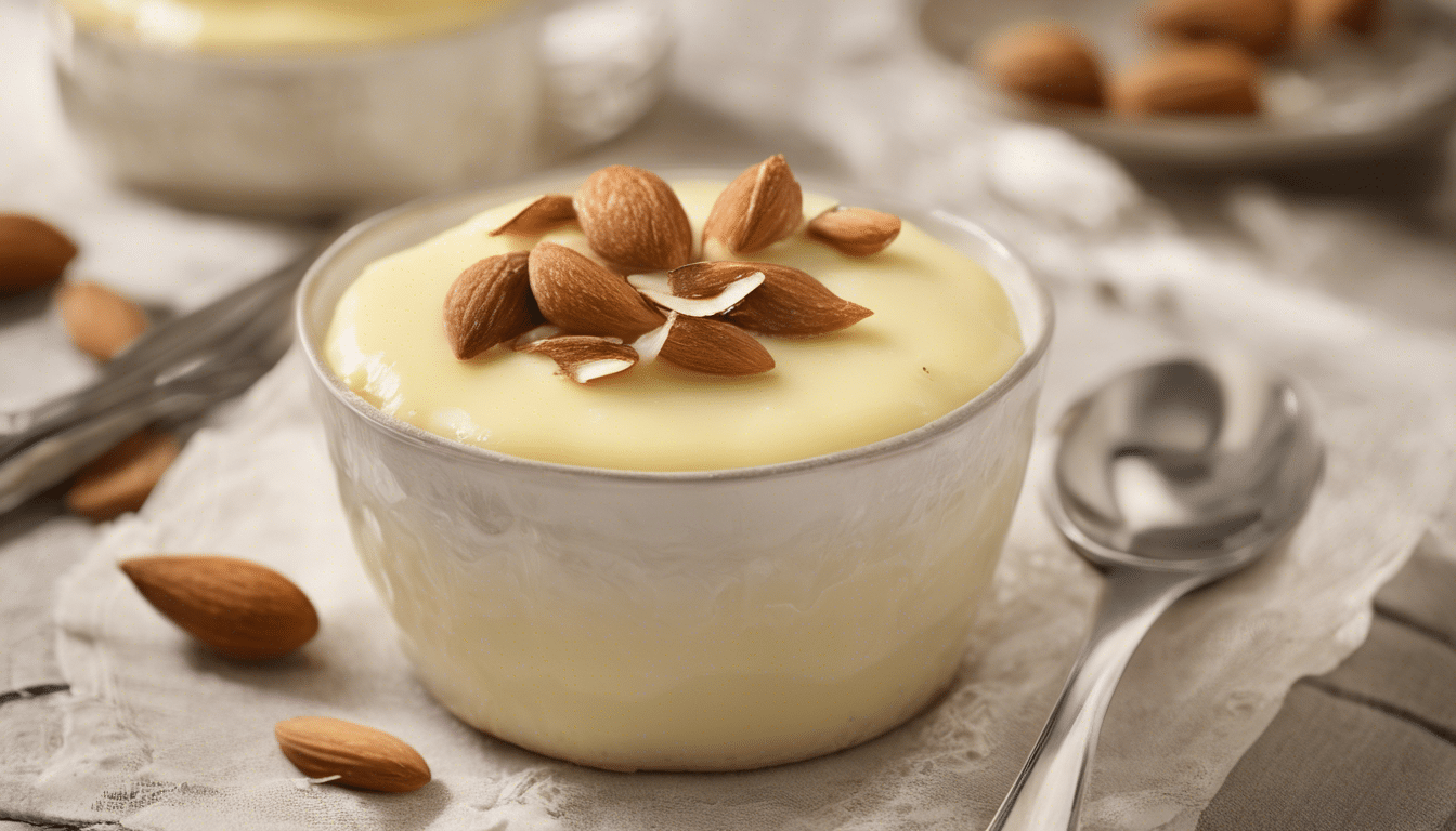 Almond Custard with Mace