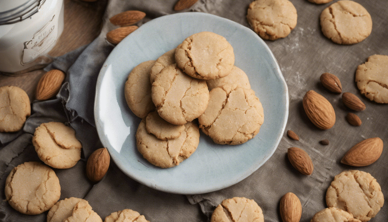 Almond and Nutmeg Butter Cookies