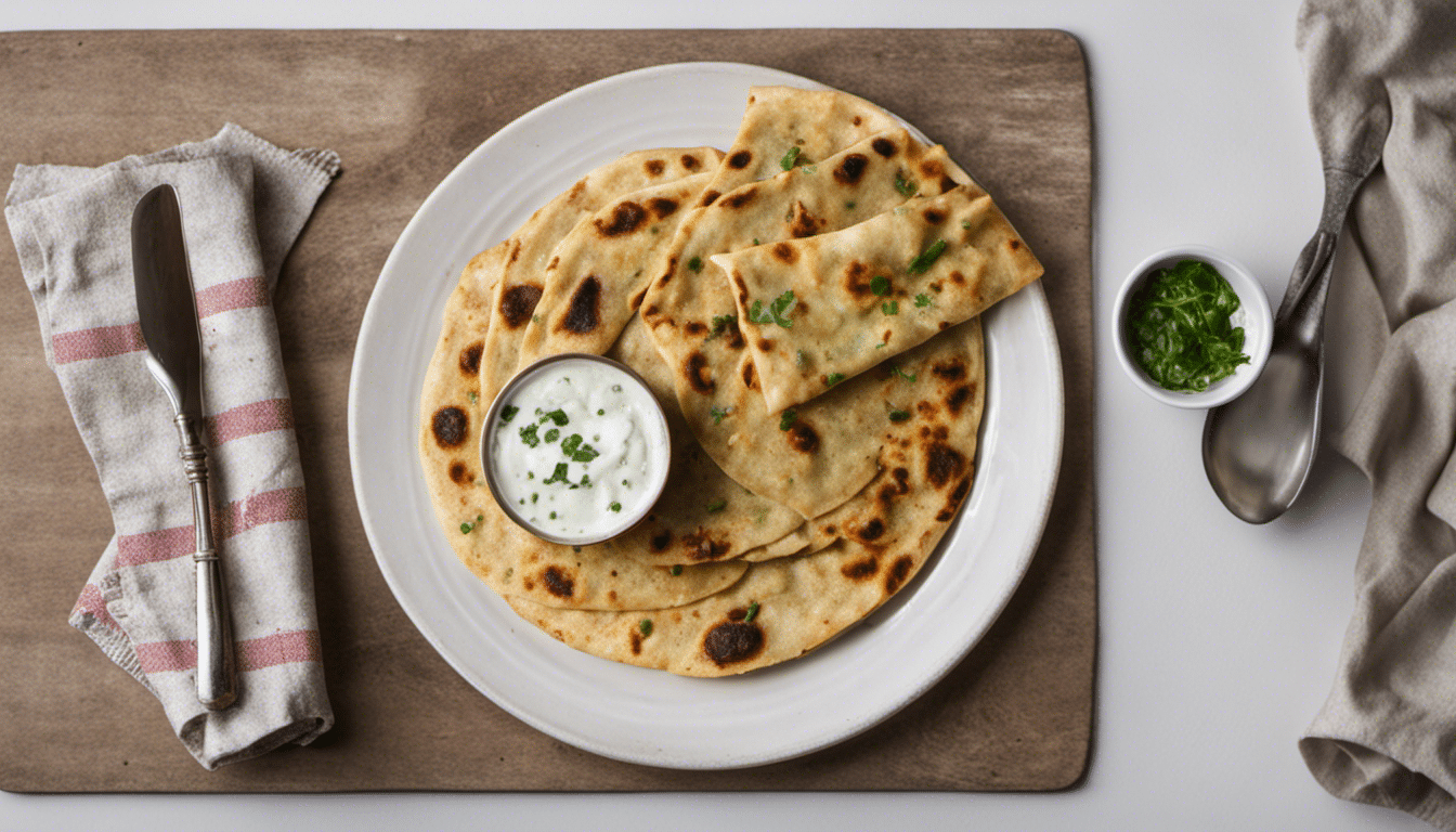 Aloo Paratha with Raita