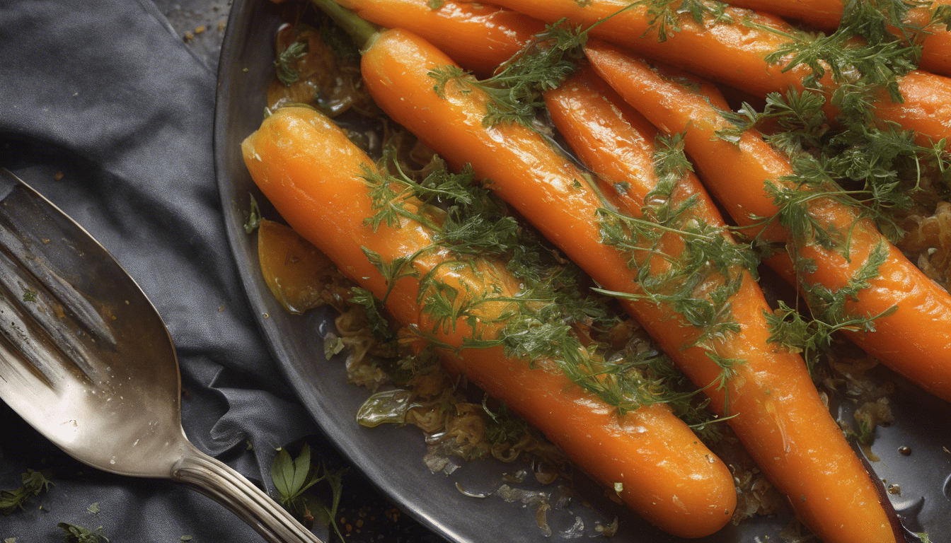 Angelica and Citrus Glazed Carrots