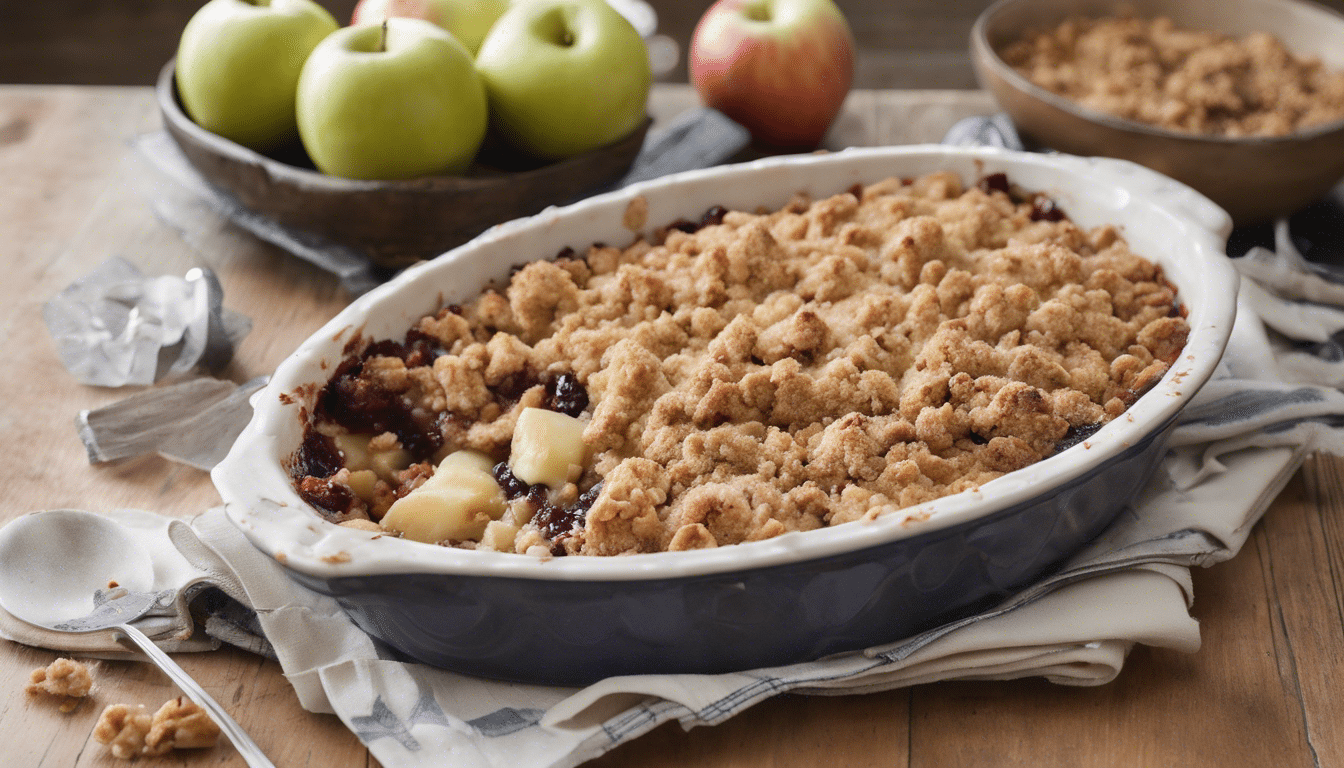 Apple Raisin Crumble