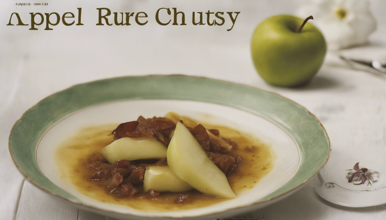 Apple and Rue Chutney