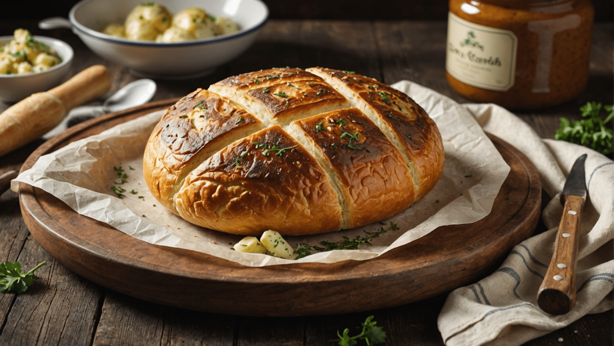 Arán Bácáilte le Géarraigh - Baked Bread with Hake