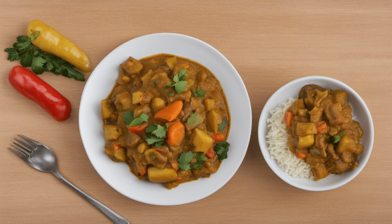 Arrowroot and Vegetable Curry