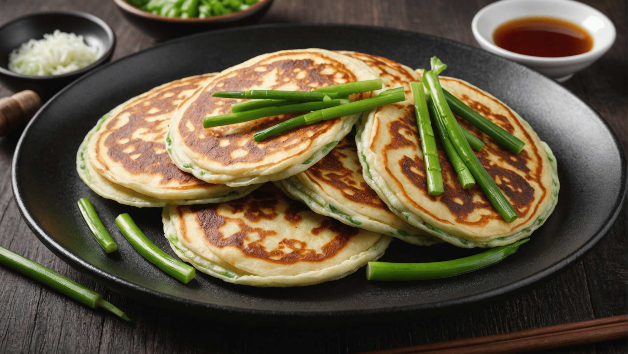 Asian Green Onion Pancakes