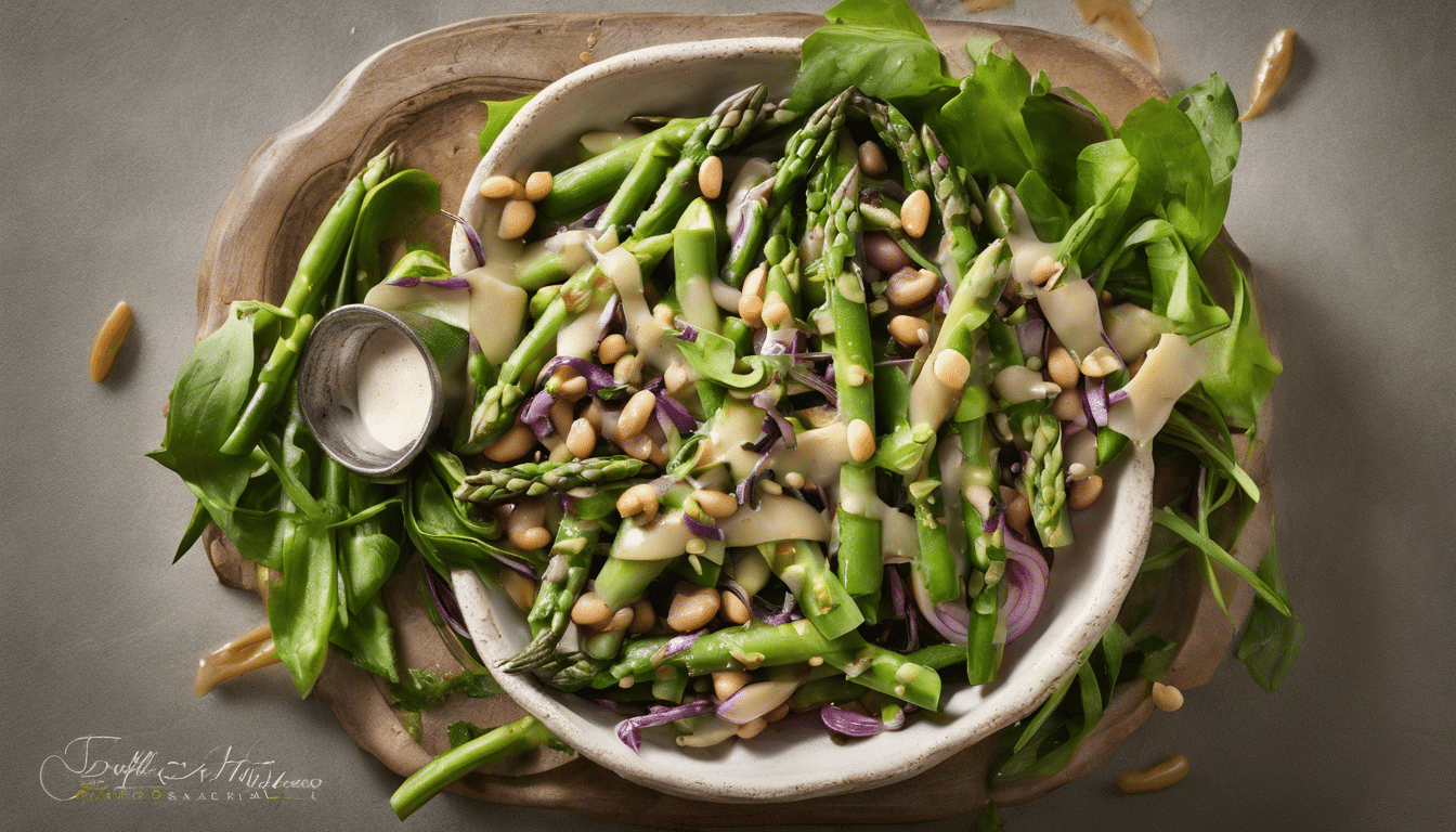 Asparagus Beans Salad with Dijon Mustard Dressing