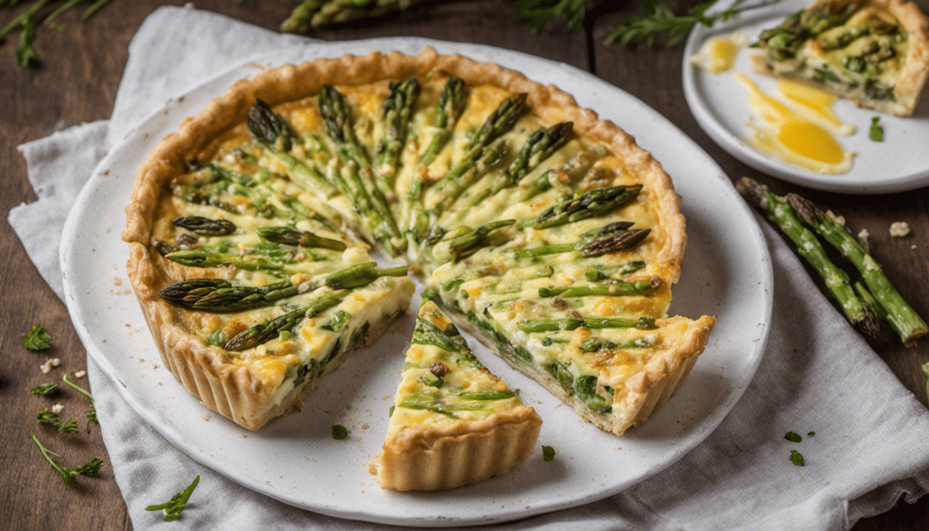 Asparagus and Goat Cheese Quiche