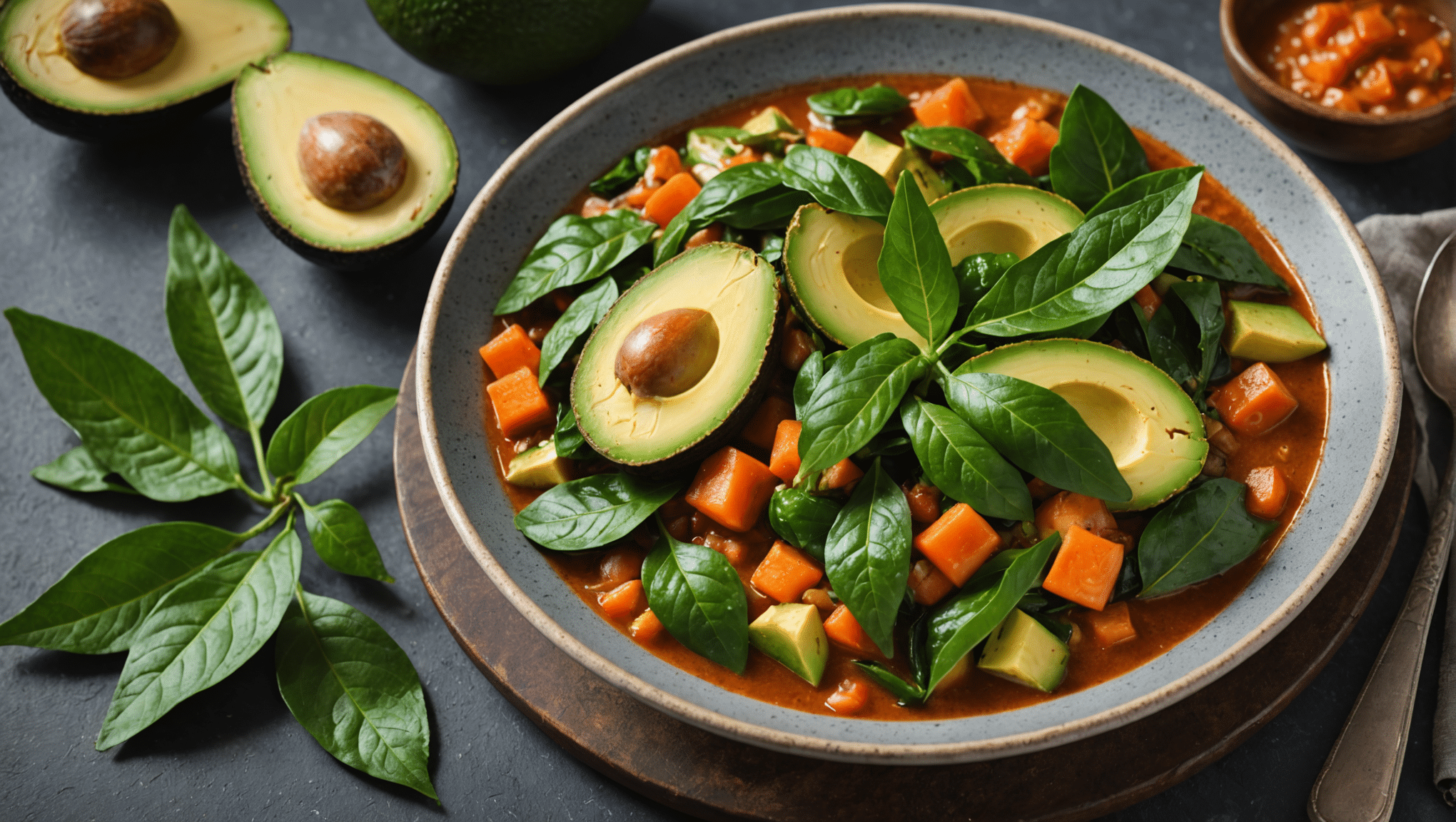 Avocado Leaves Vegetable Stew