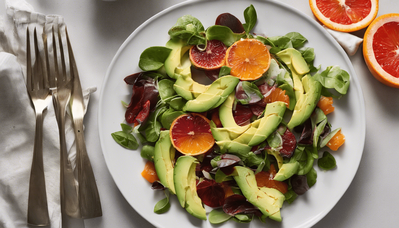 Avocado and Blood Orange Salad