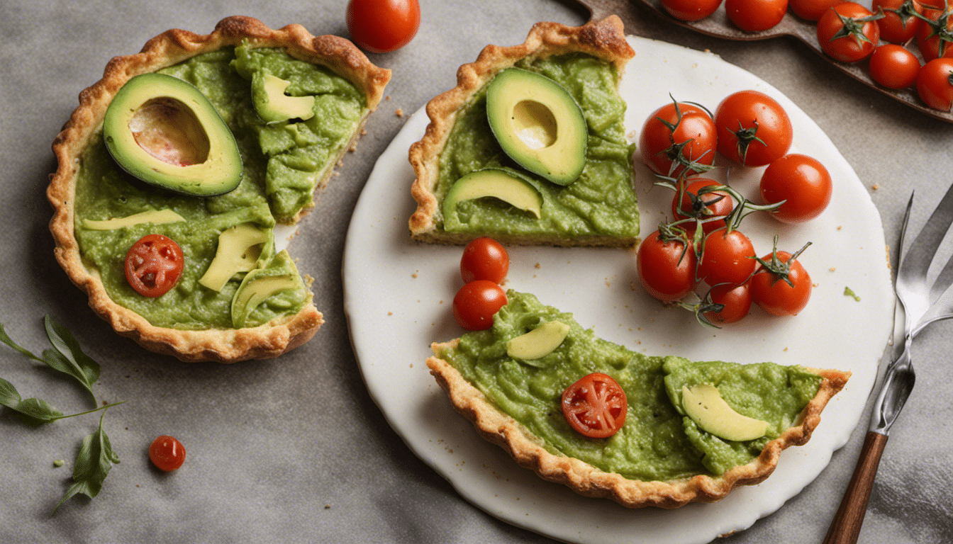 Avocado and Tomato Tart