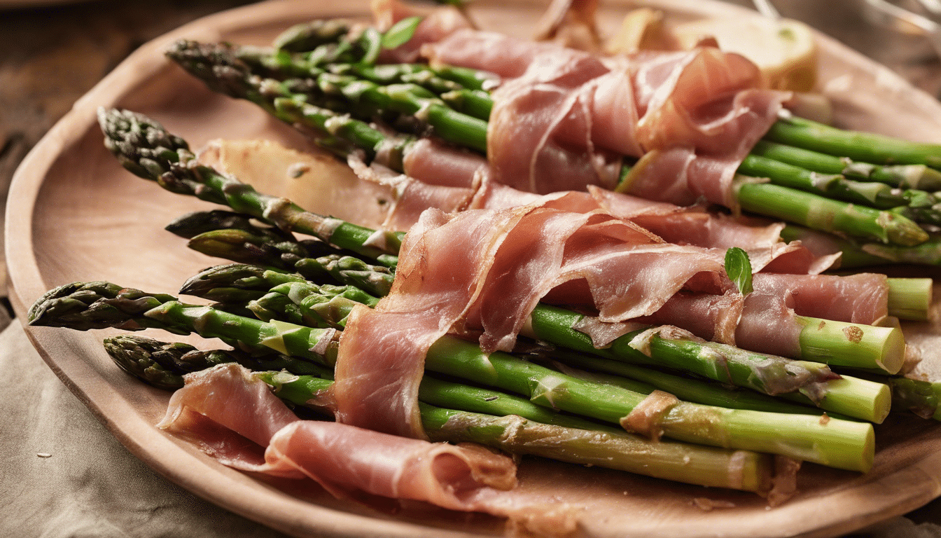 Baked Asparagus with Parma Ham