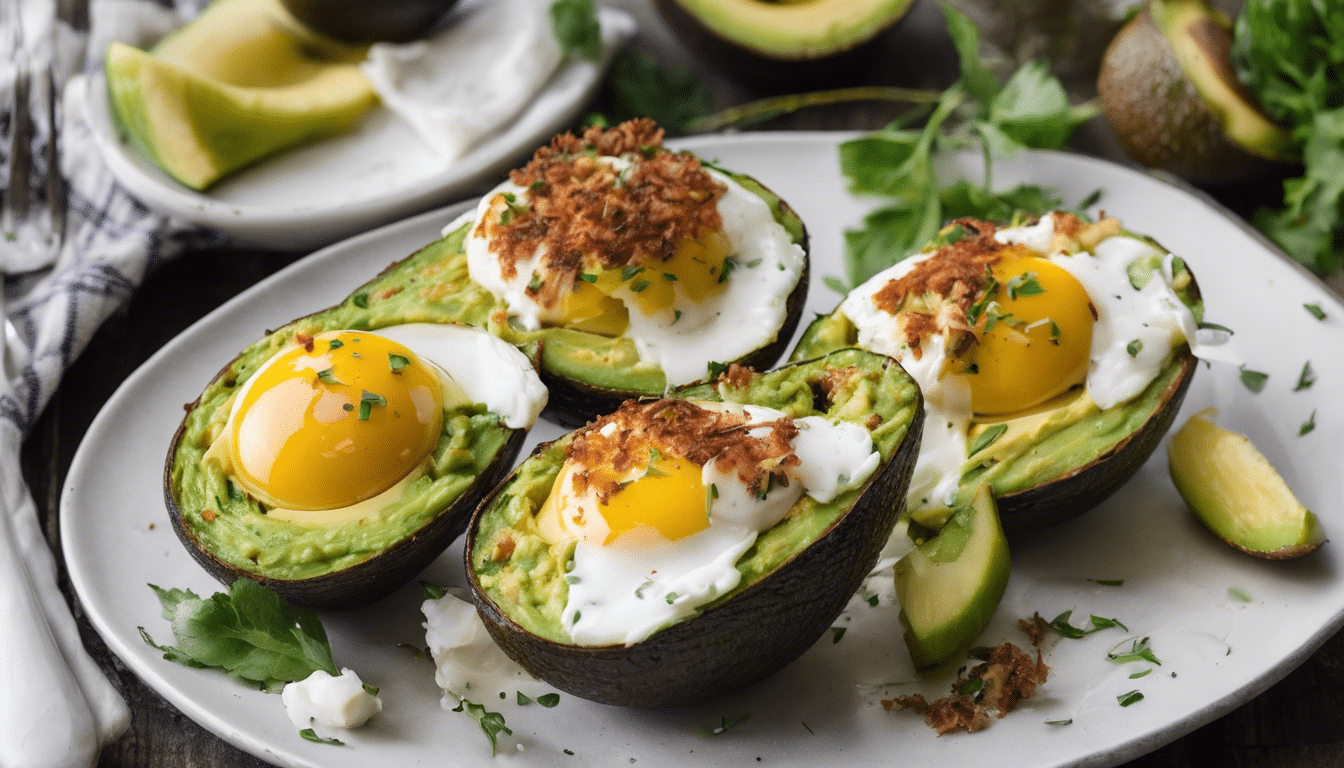 Baked Avocado Eggs