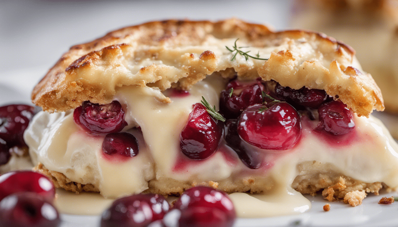 Baked Brie with Cranberries