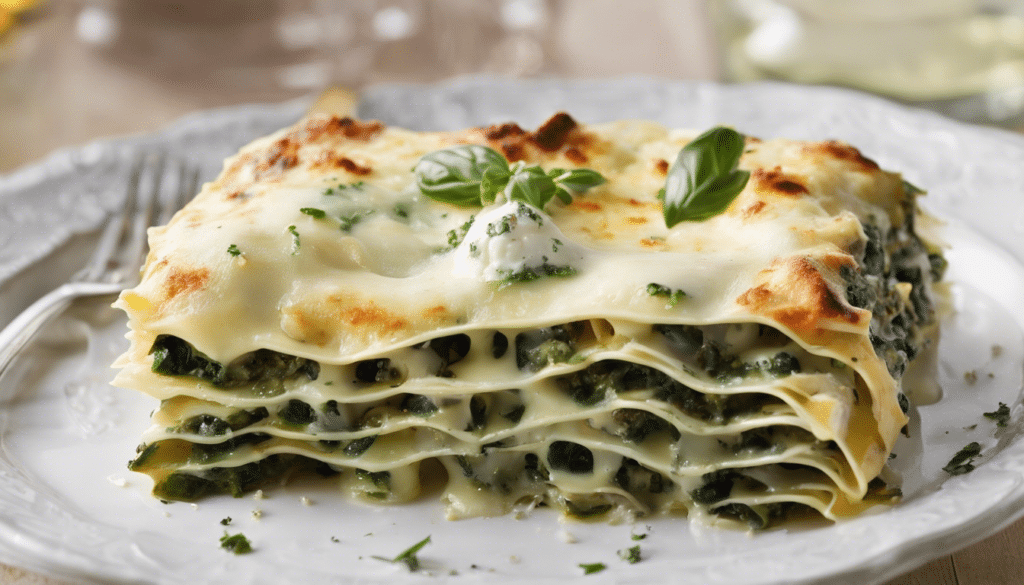 Baked Green Lasagne
