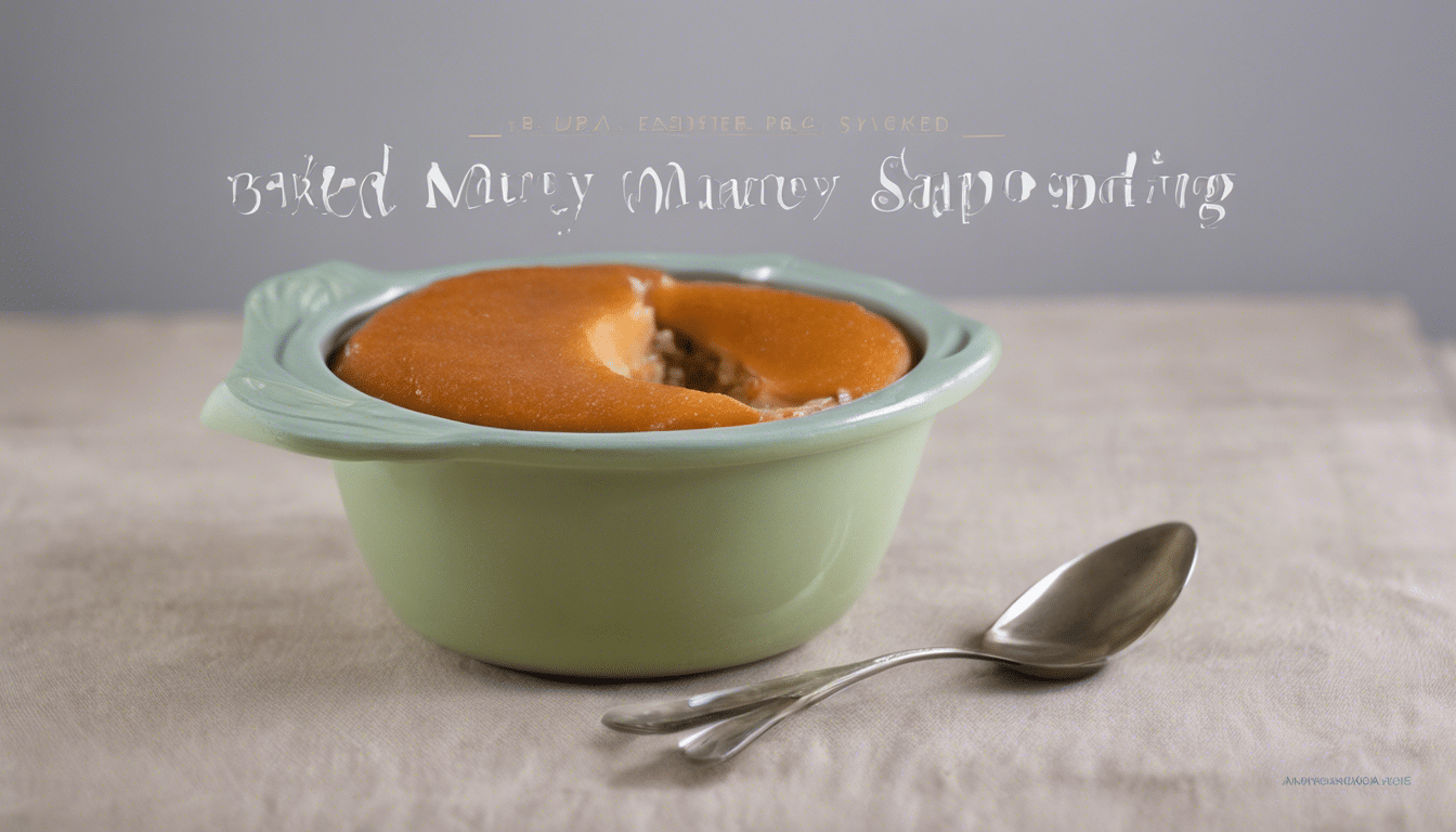 Baked Mamey Sapote Pudding