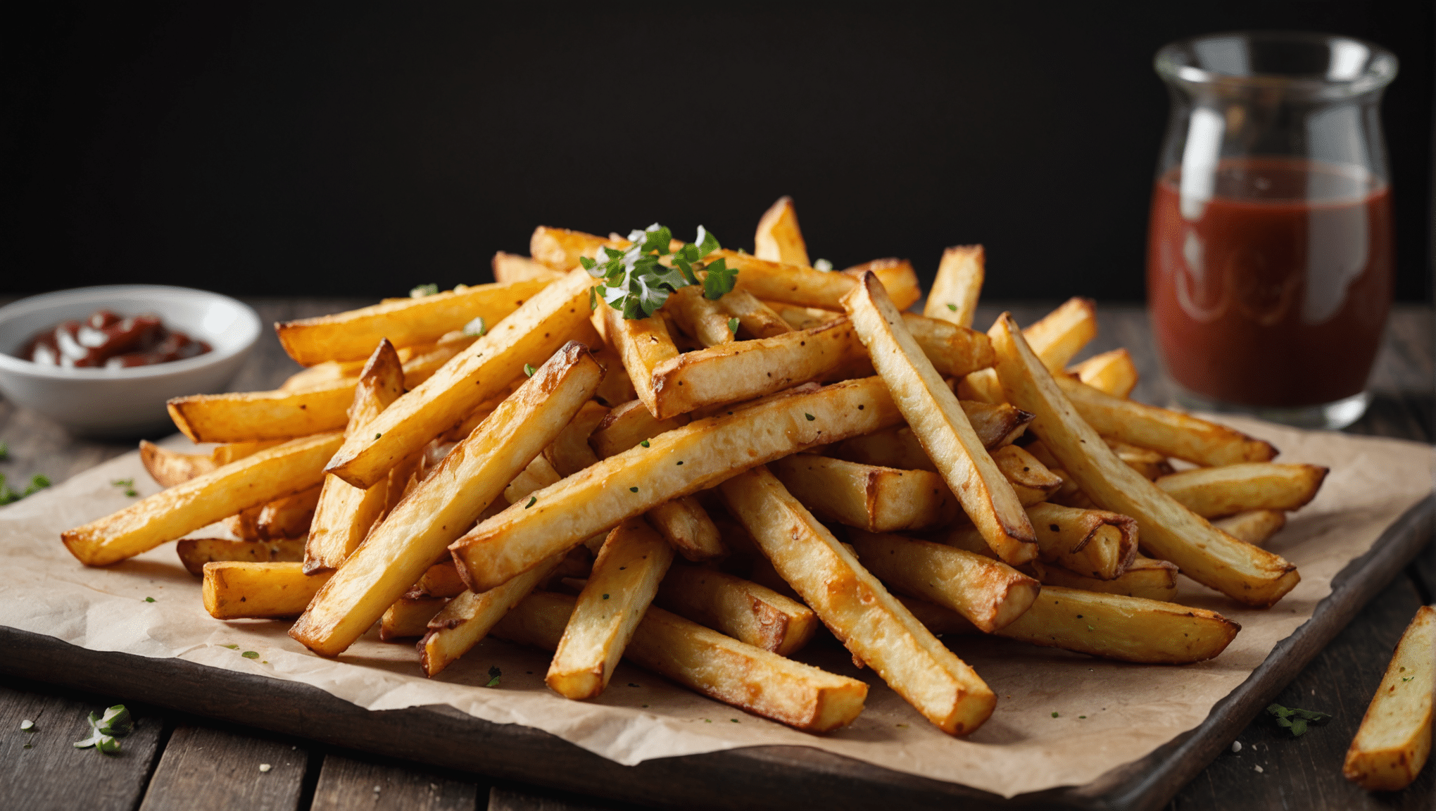 Baked Mashua Fries