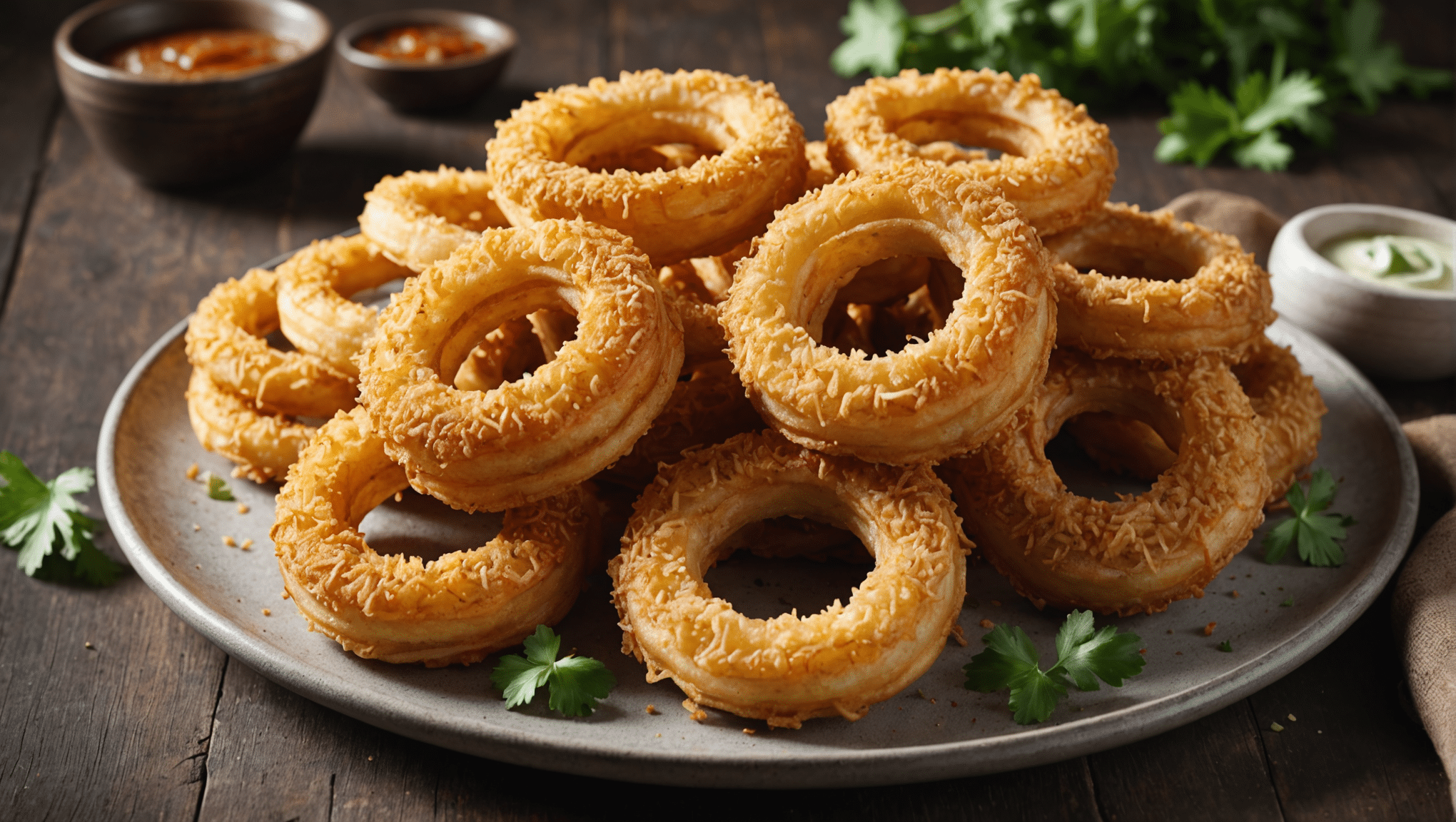 Baked Mayan Sweet Onion Rings