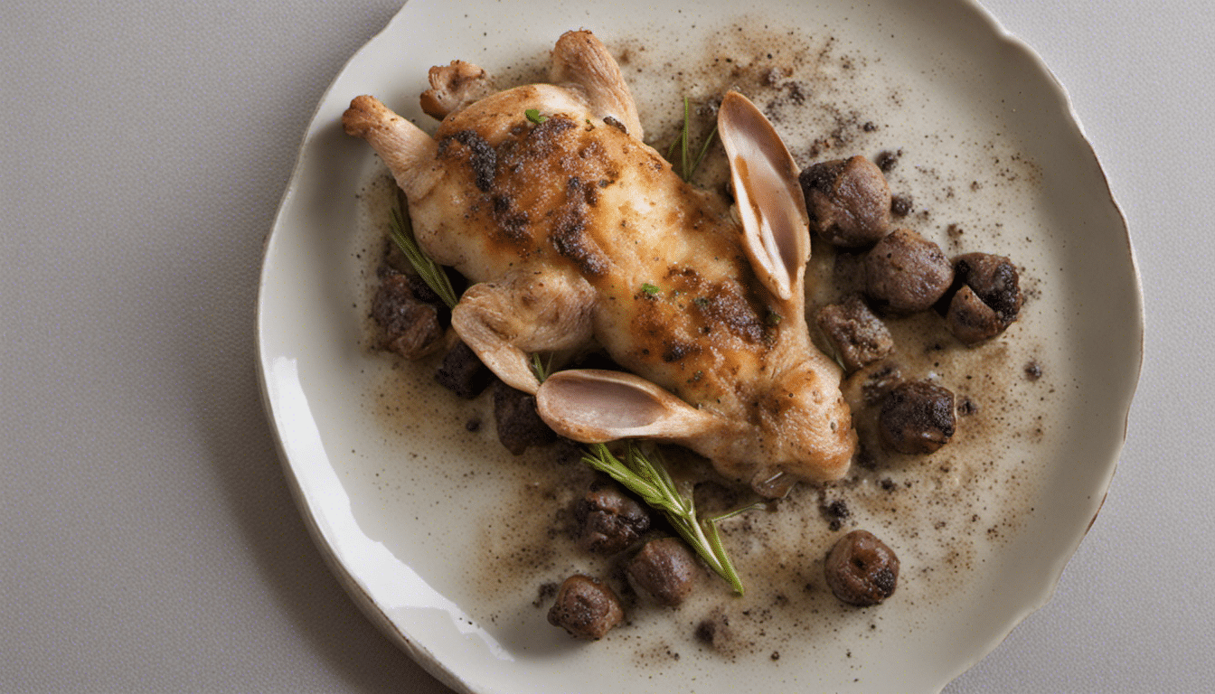 Baked Rabbit with Truffles