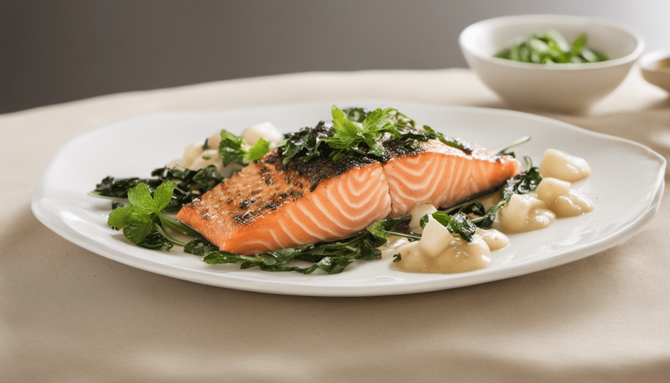 Baked Salmon with Shiso