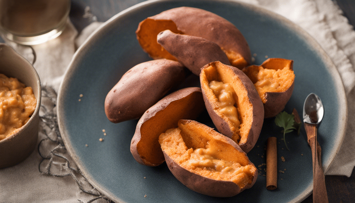 Baked Sweet Potatoes with Ceylon Cinnamon Butter