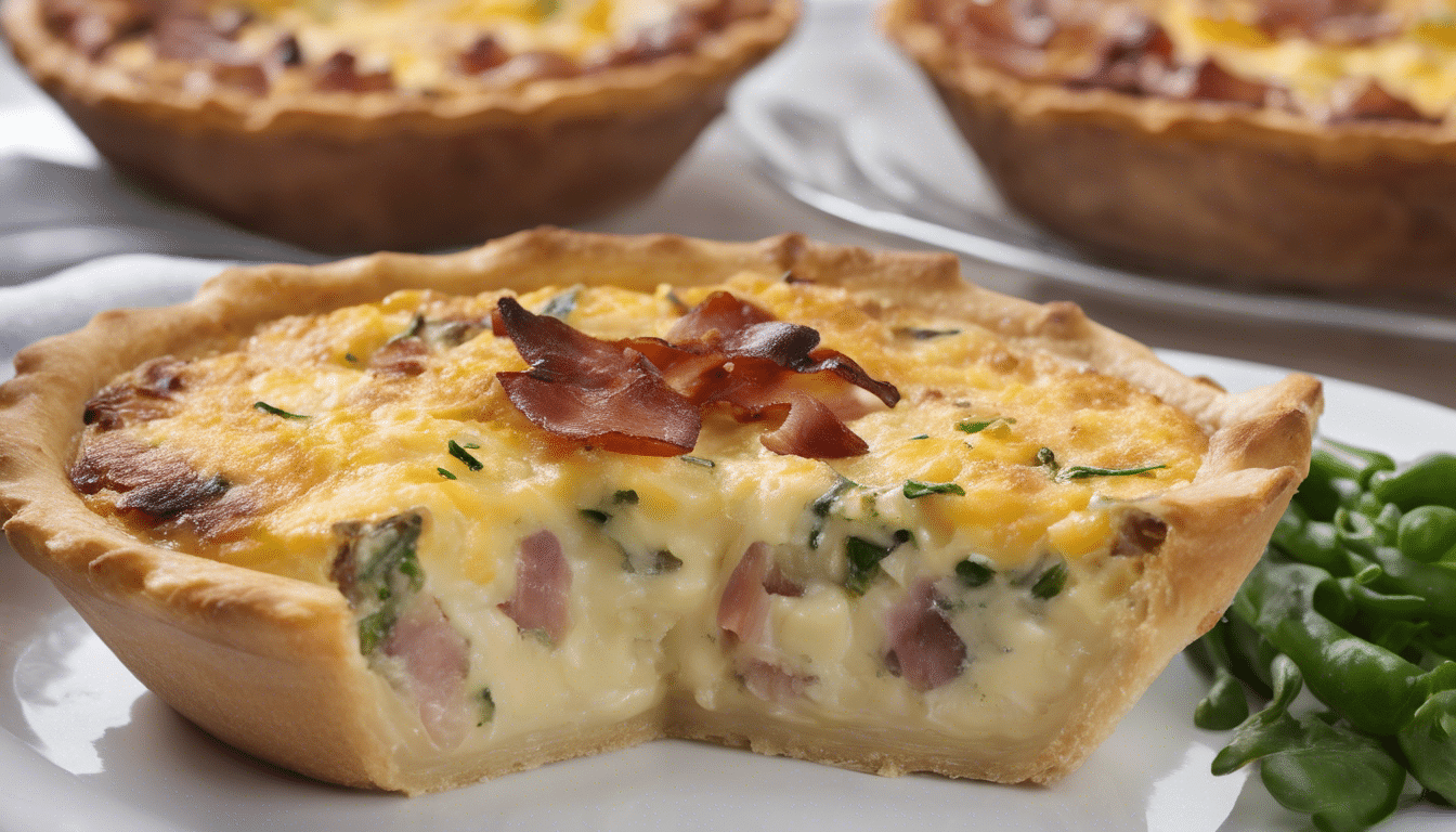 Baked Torpedo Onion and Bacon Quiche