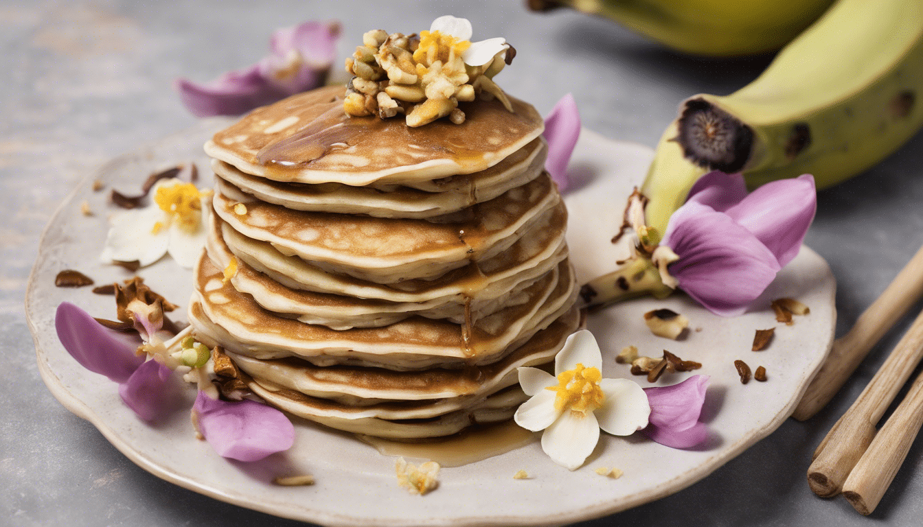 Banana Flower Pancakes