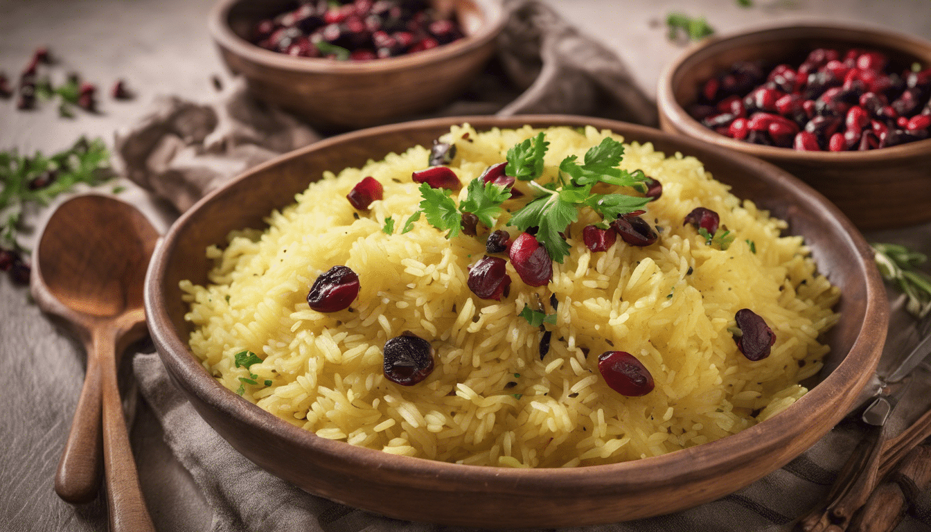 Barberries and Saffron Rice