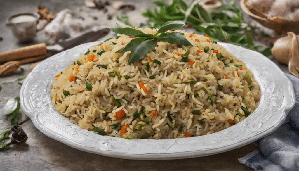 Bay Leaf Spiced Rice Pilaf