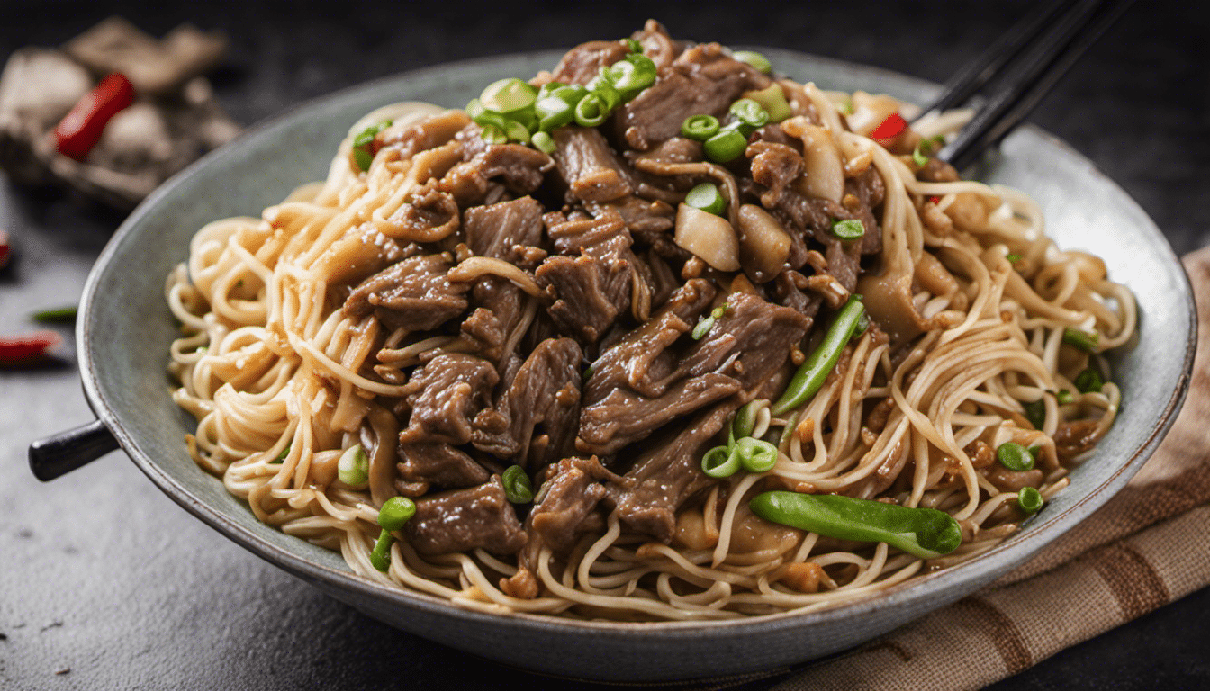 Delicious Beef Chow Mein