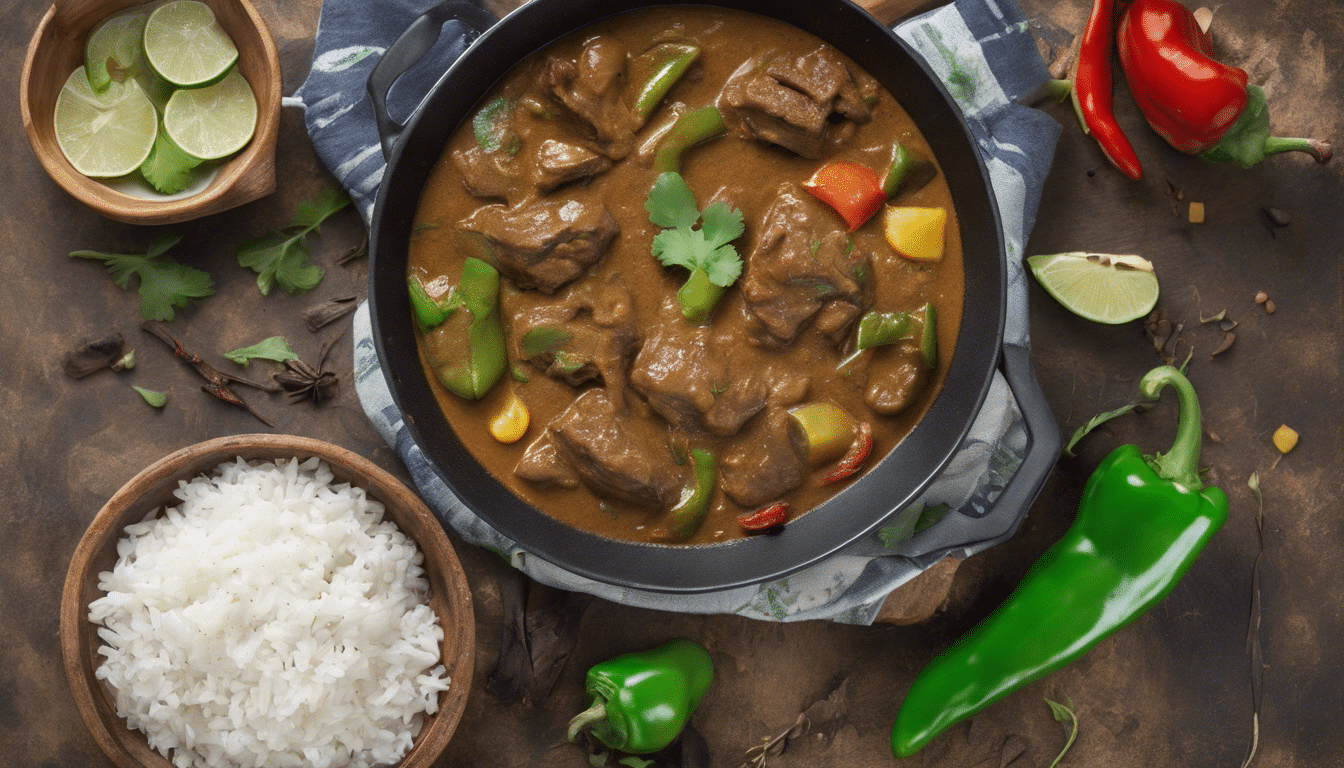Beef and Green Pepper Curry