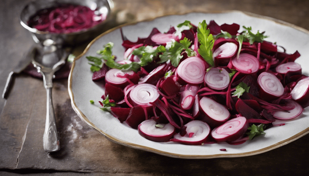 Beetroot and Pickled Onion Salad