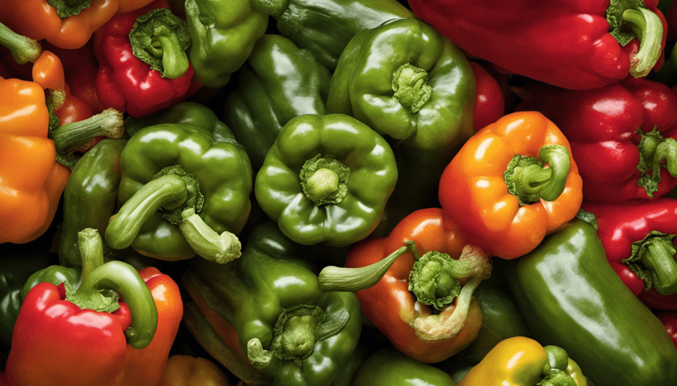 Bell peppers of different colors