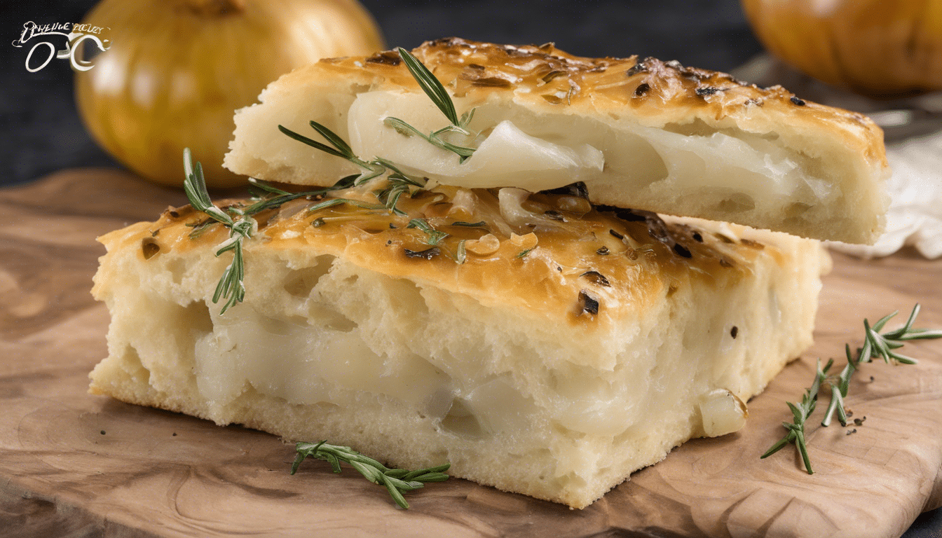 Bermuda Onion and Rosemary Focaccia