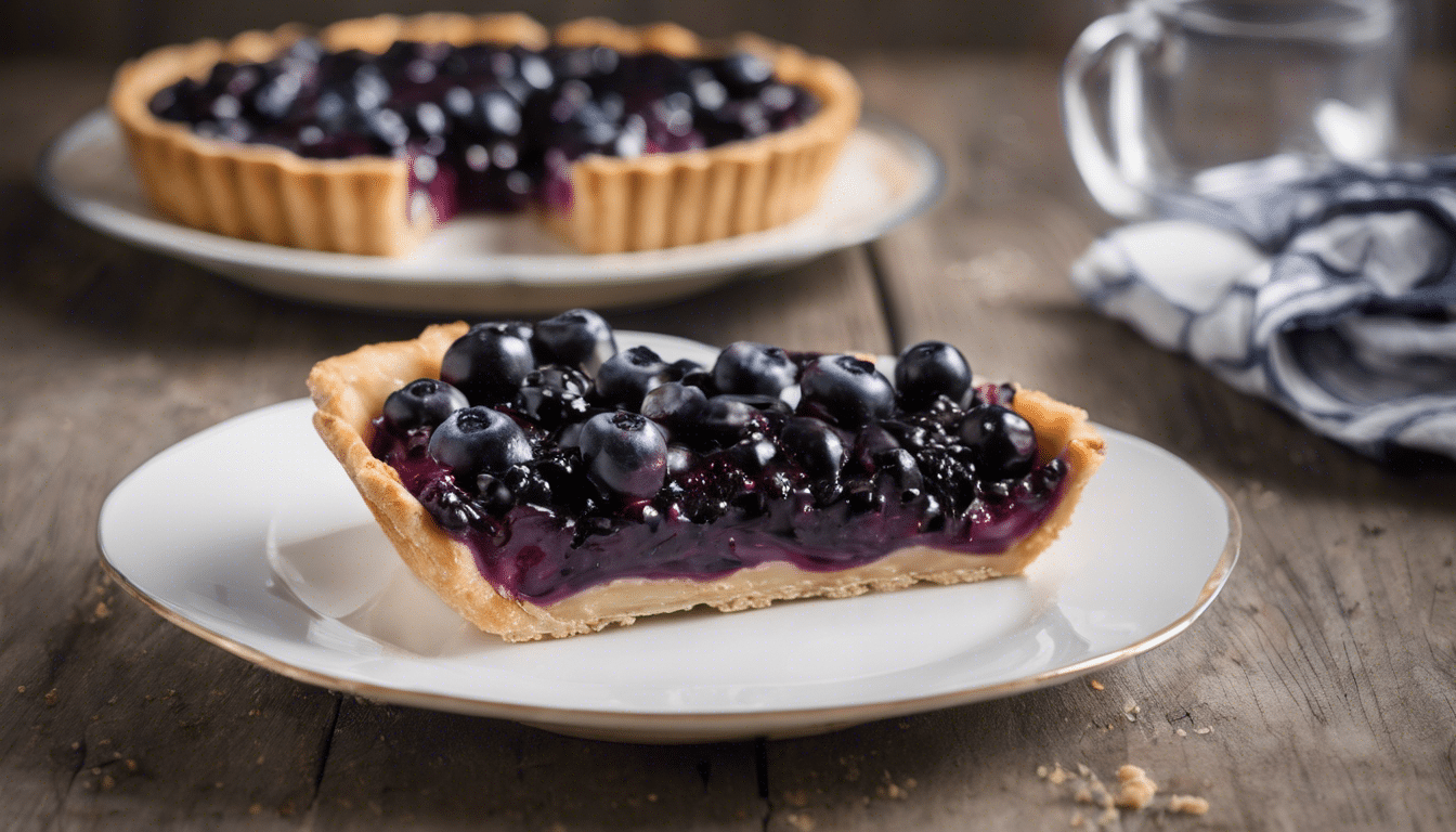 A delicious Bilberry Tart