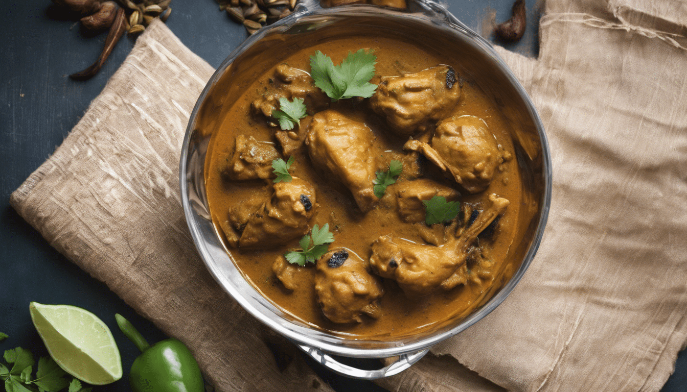 Black Cardamom Chicken Curry