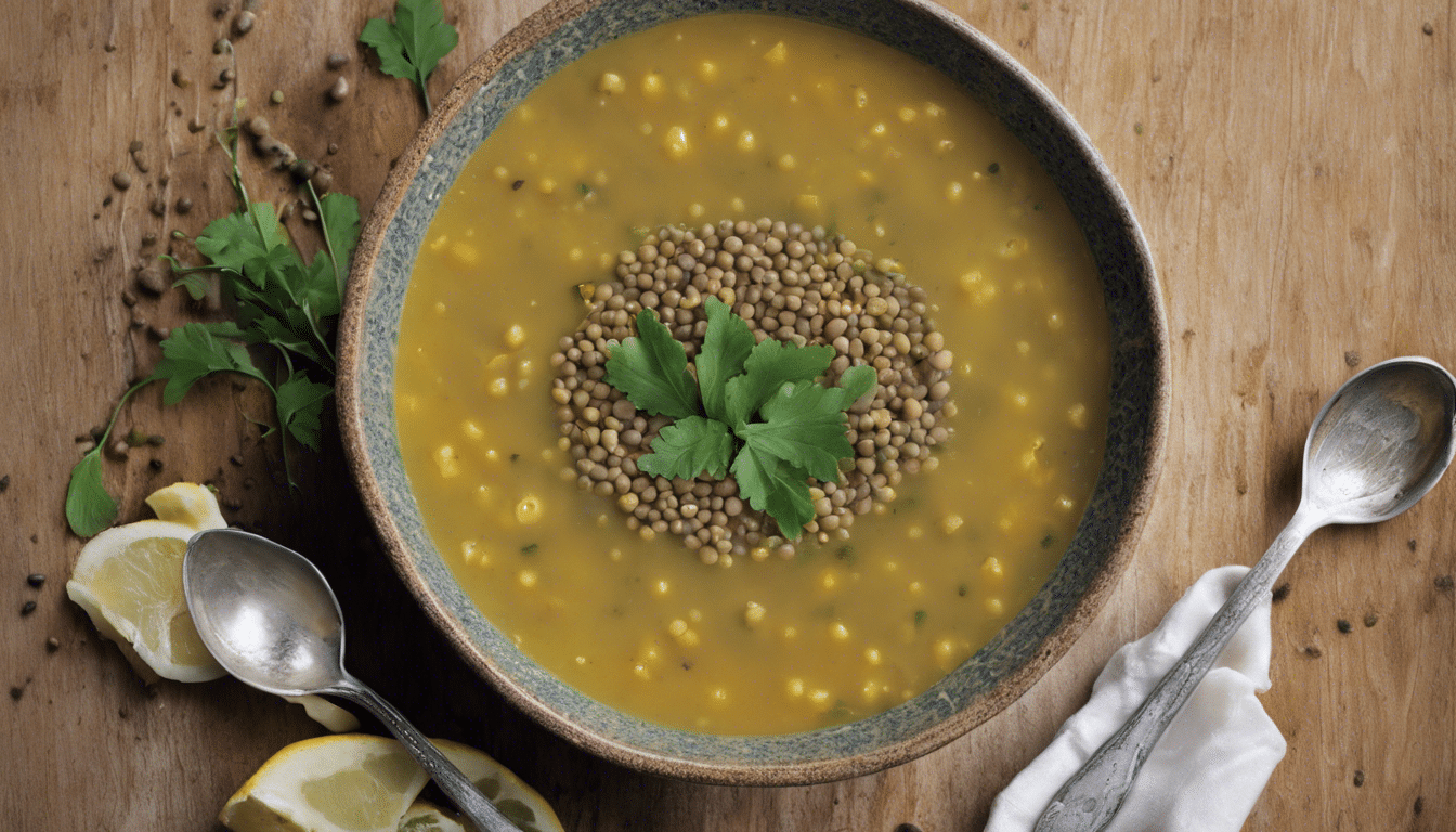 Black Mustard and Lemon Lentil Soup