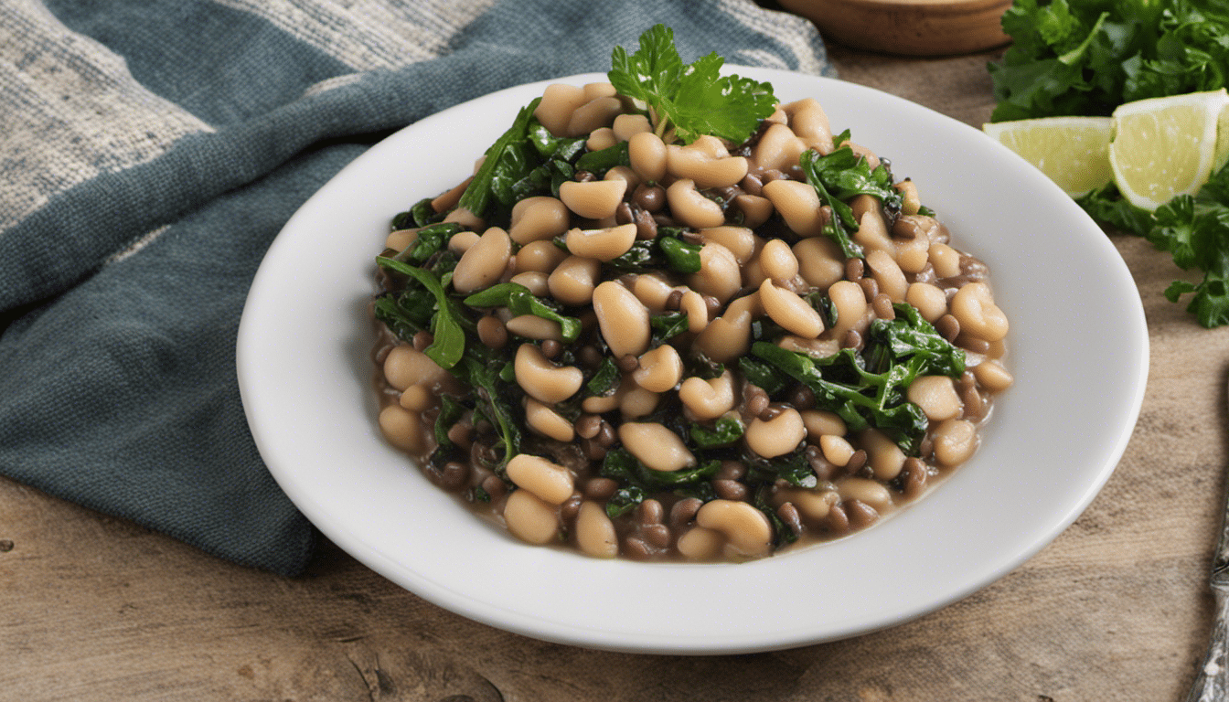 Black-Eyed Peas with Greens