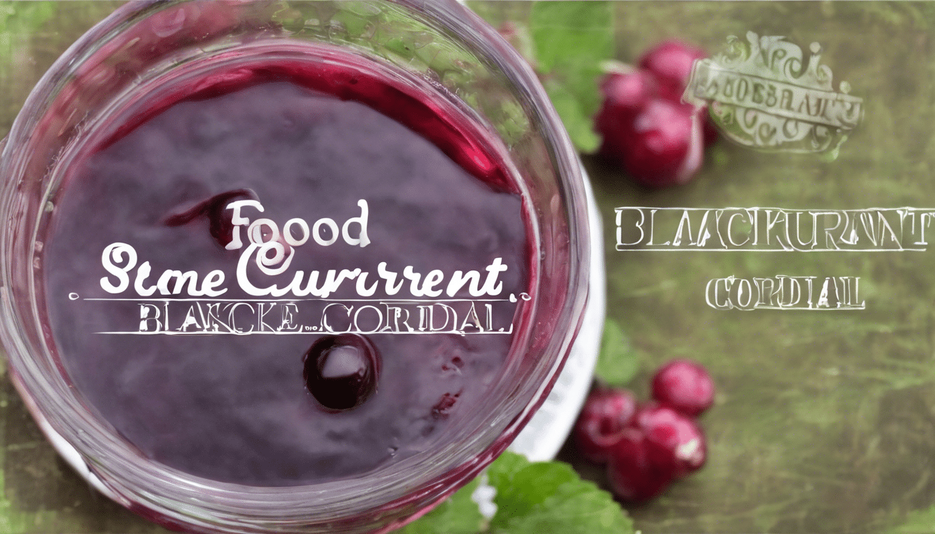 Blackcurrant Cordial