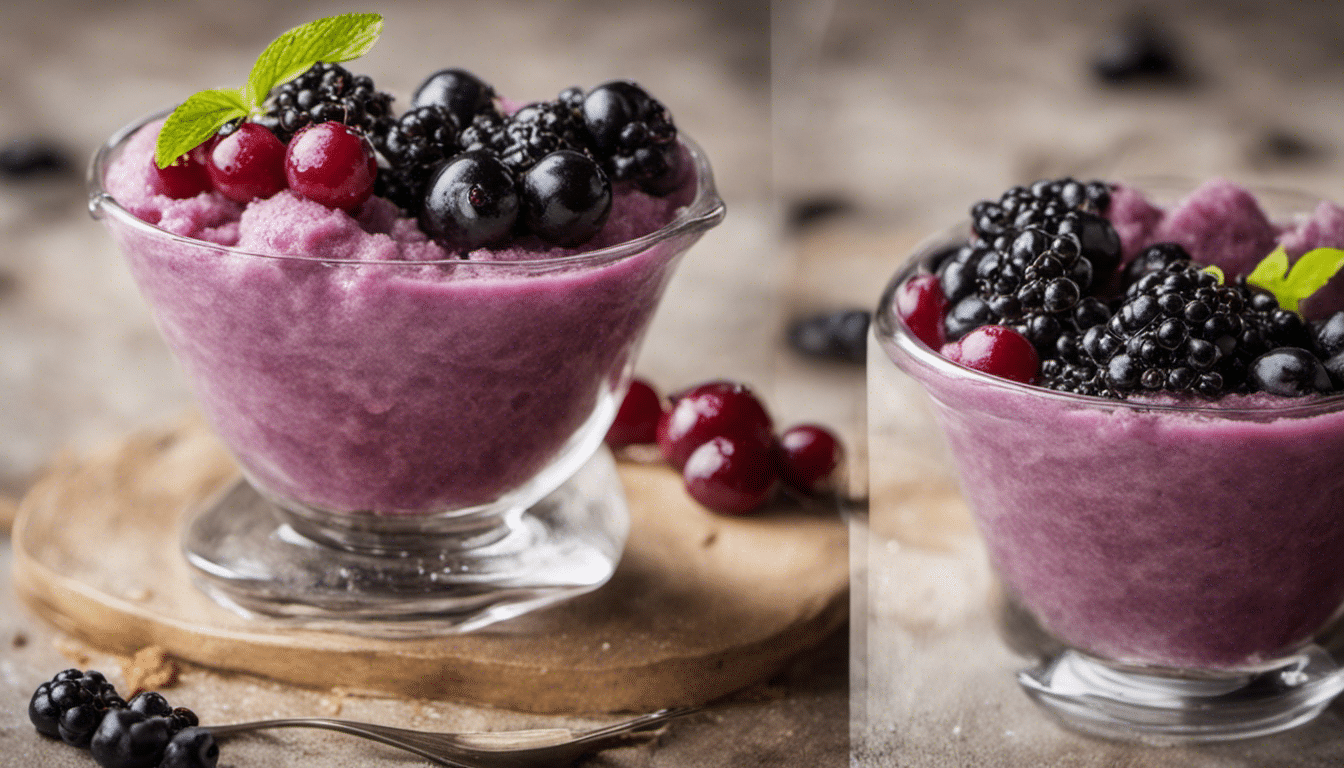 Blackcurrant Sorbet