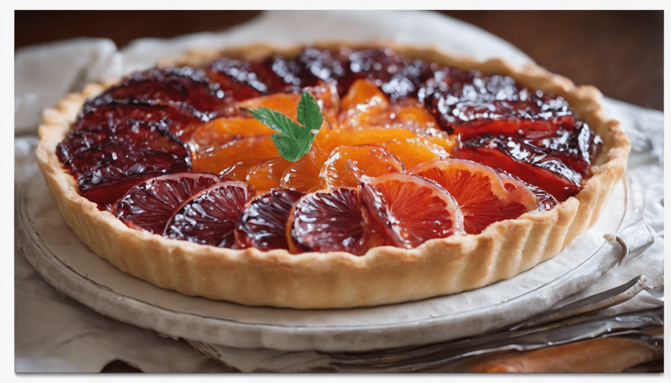 Blood Orange Tart