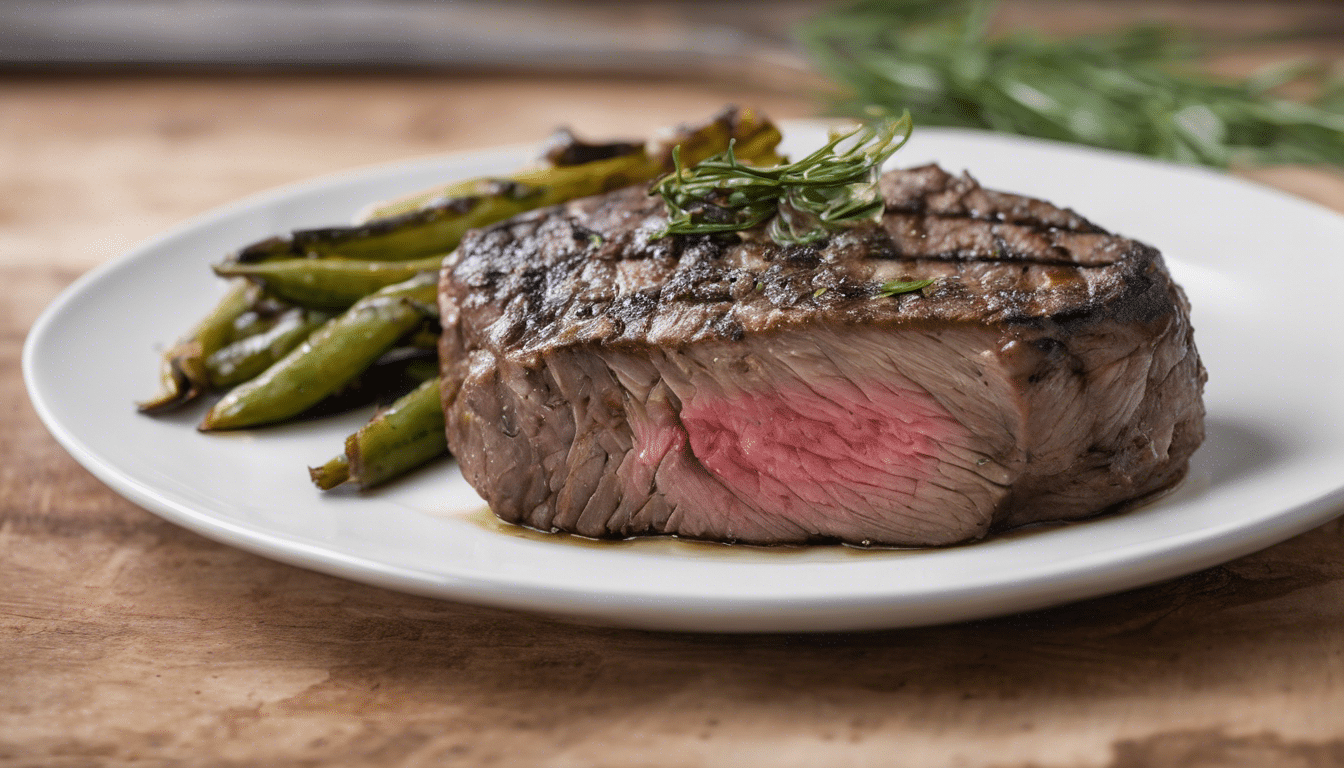 Blue Fenugreek Infused Grilled Steak